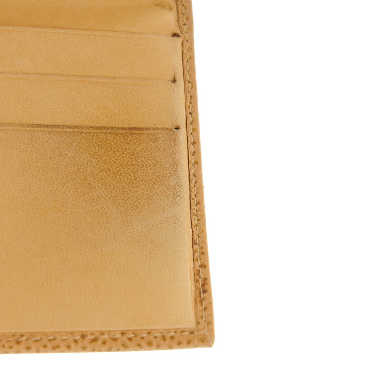 Caviar Timeless CC Compact French Wallet Beige