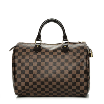 Louis Vuitton Damier Ebene Speedy 30 1 of 8