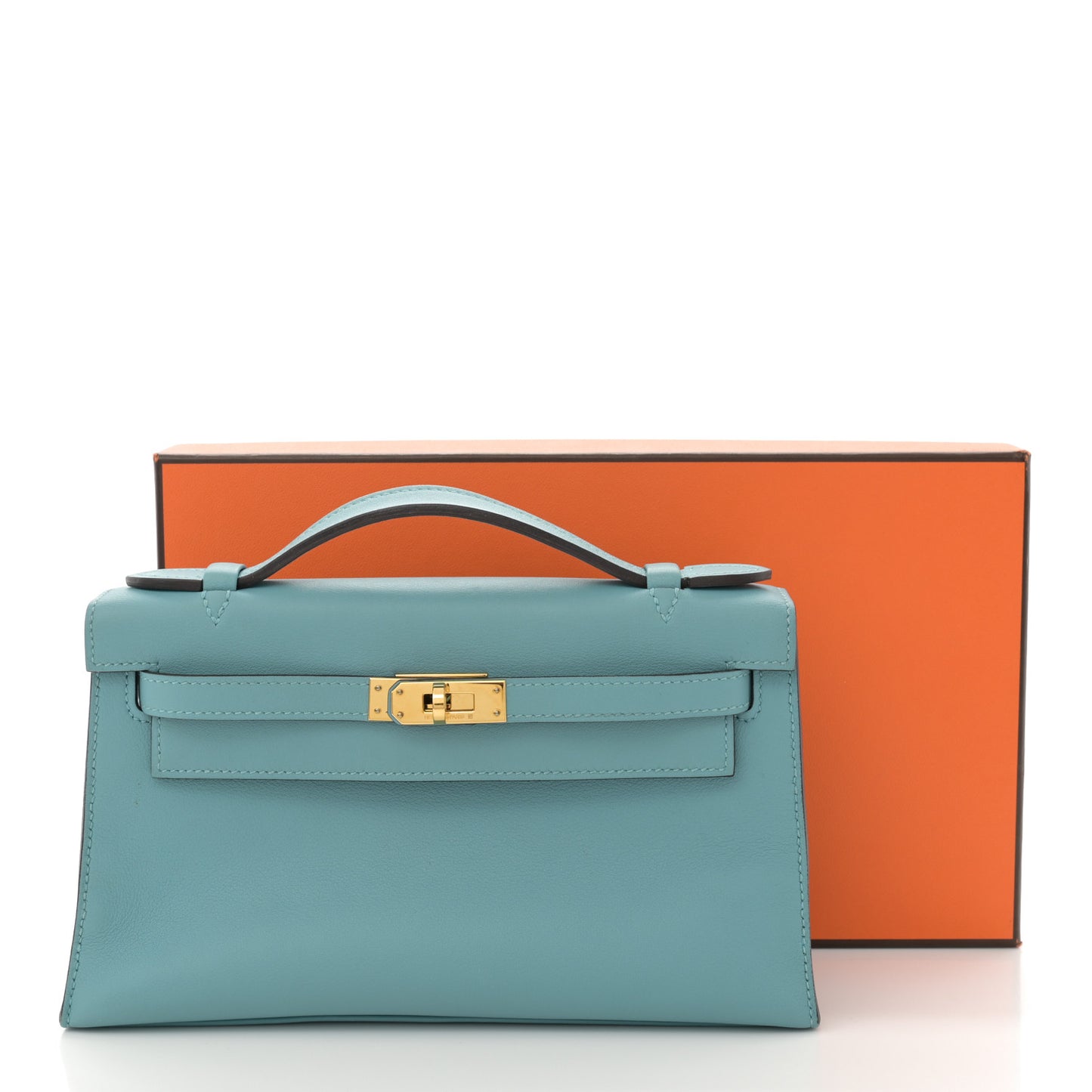 Swift Kelly Pochette Clutch Bleu Saint Cyr