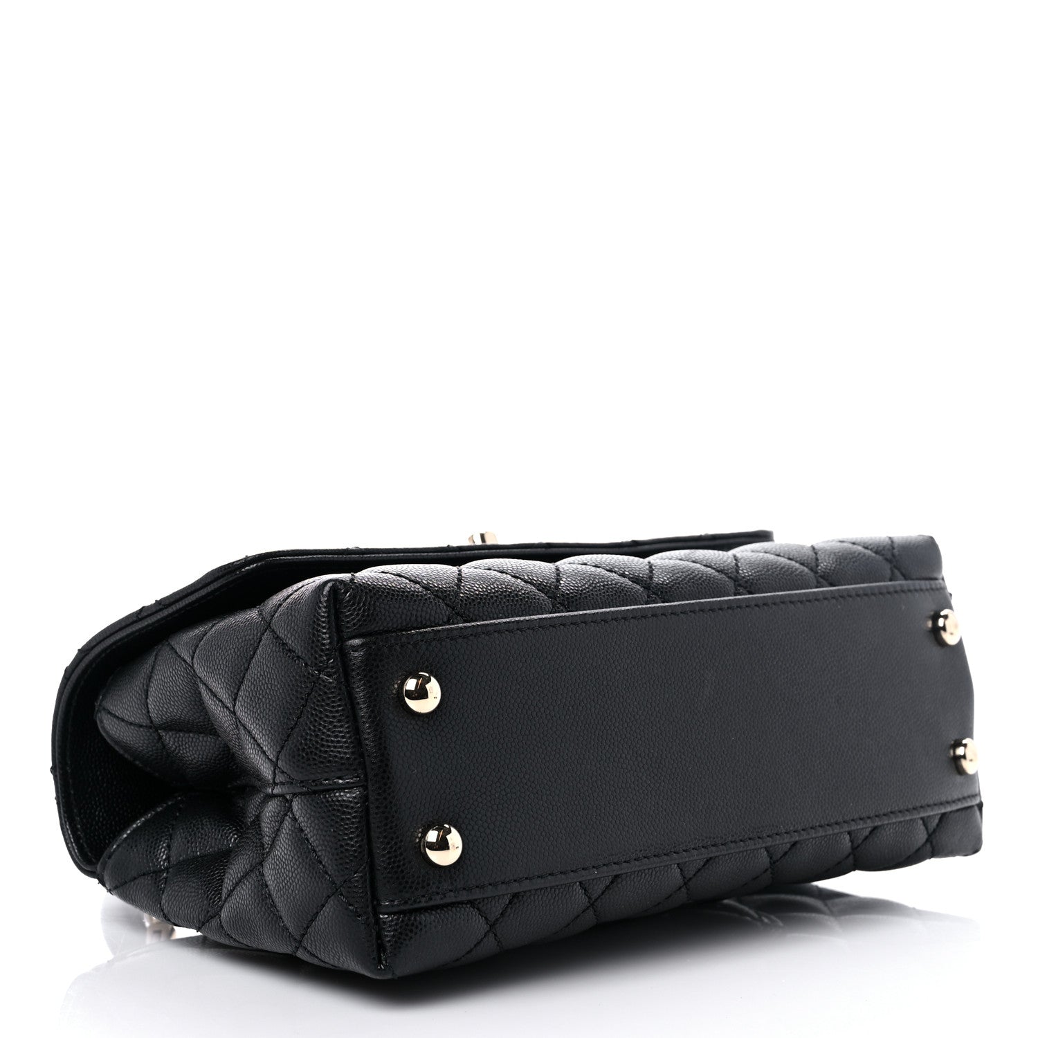 Chanel Caviar Quilted Mini Coco Handle Flap Black 4 of 10