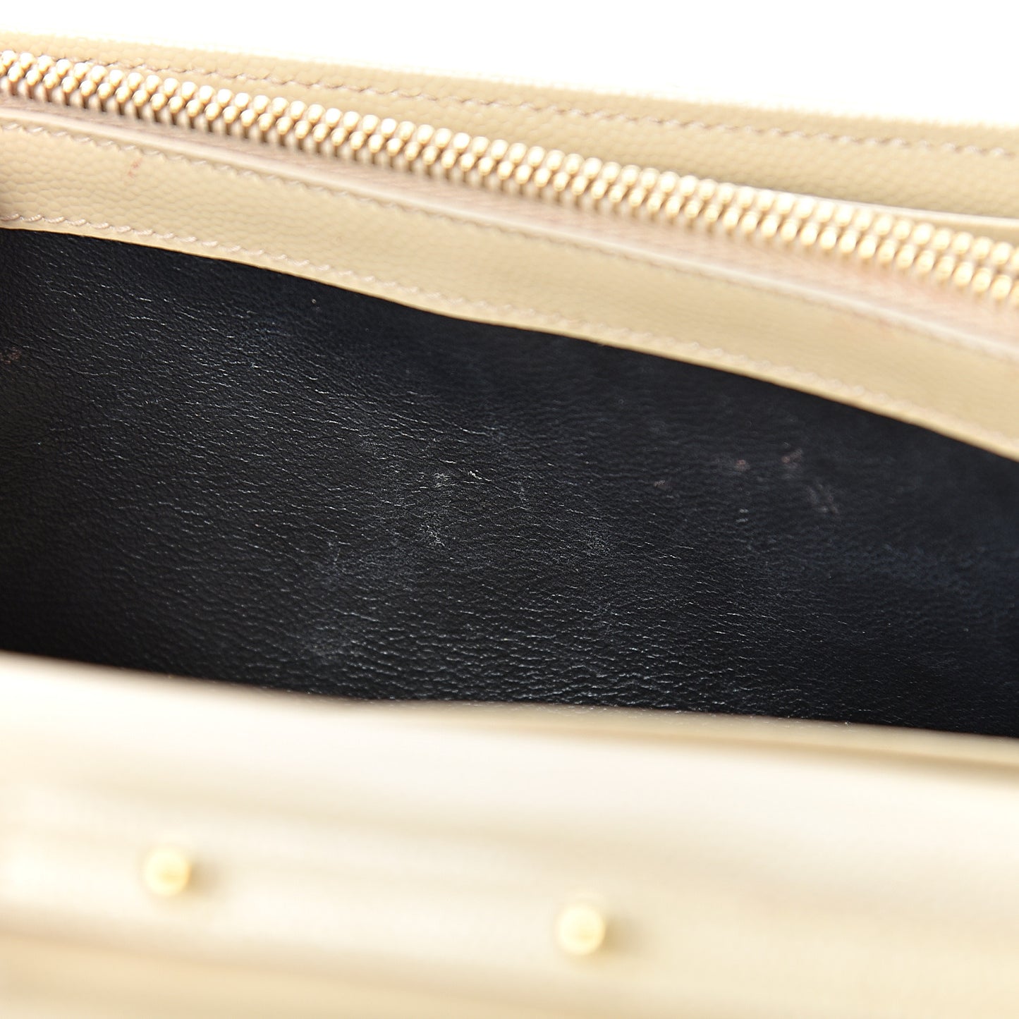Grain De Poudre Matelasse Chevron Monogram Chain Wallet Nude Powder