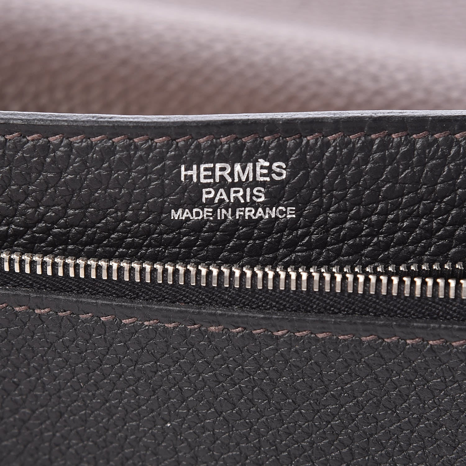 Hermes Togo Jet Clutch Black 6 of 10