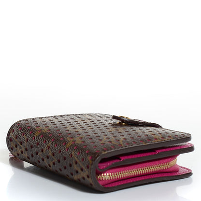 Louis Vuitton Monogram Perforated Compact Zipped Wallet Fuchsia 4 of 8