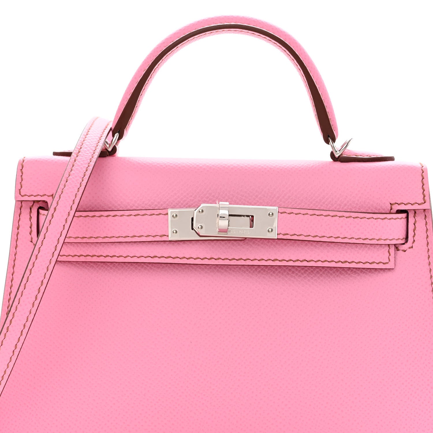 Hermes Epsom Mini Kelly Sellier 20 5P Pink 8 of 11