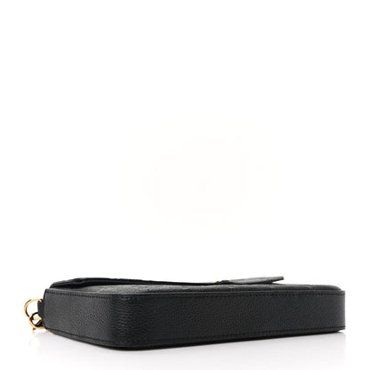 Louis Vuitton Empreinte Pochette Felicie Chain Wallet Black 6 of 12