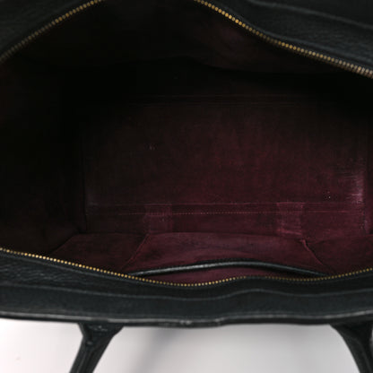 Mulberry Classic Grain Bayswater Zip Tote Black 5 of 11