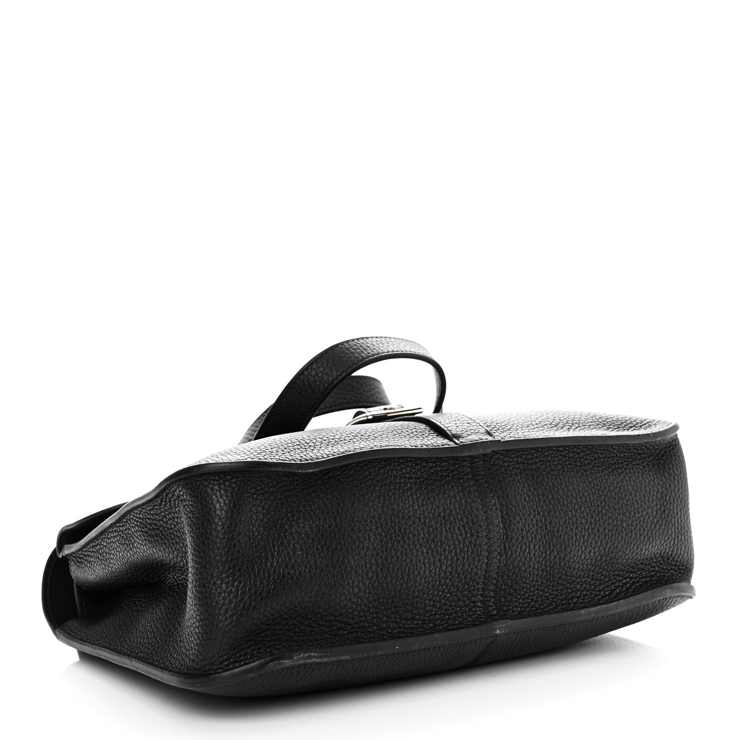 Hermes Taurillon Clemence Halzan 31 GM Black 4 of 11