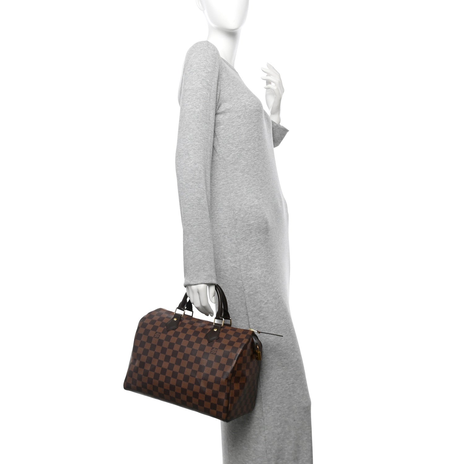 Louis Vuitton Damier Ebene Speedy 30 2 of 9