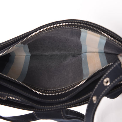 Fendi Canvas Shoulder Bag Dark Blue 7 of 13