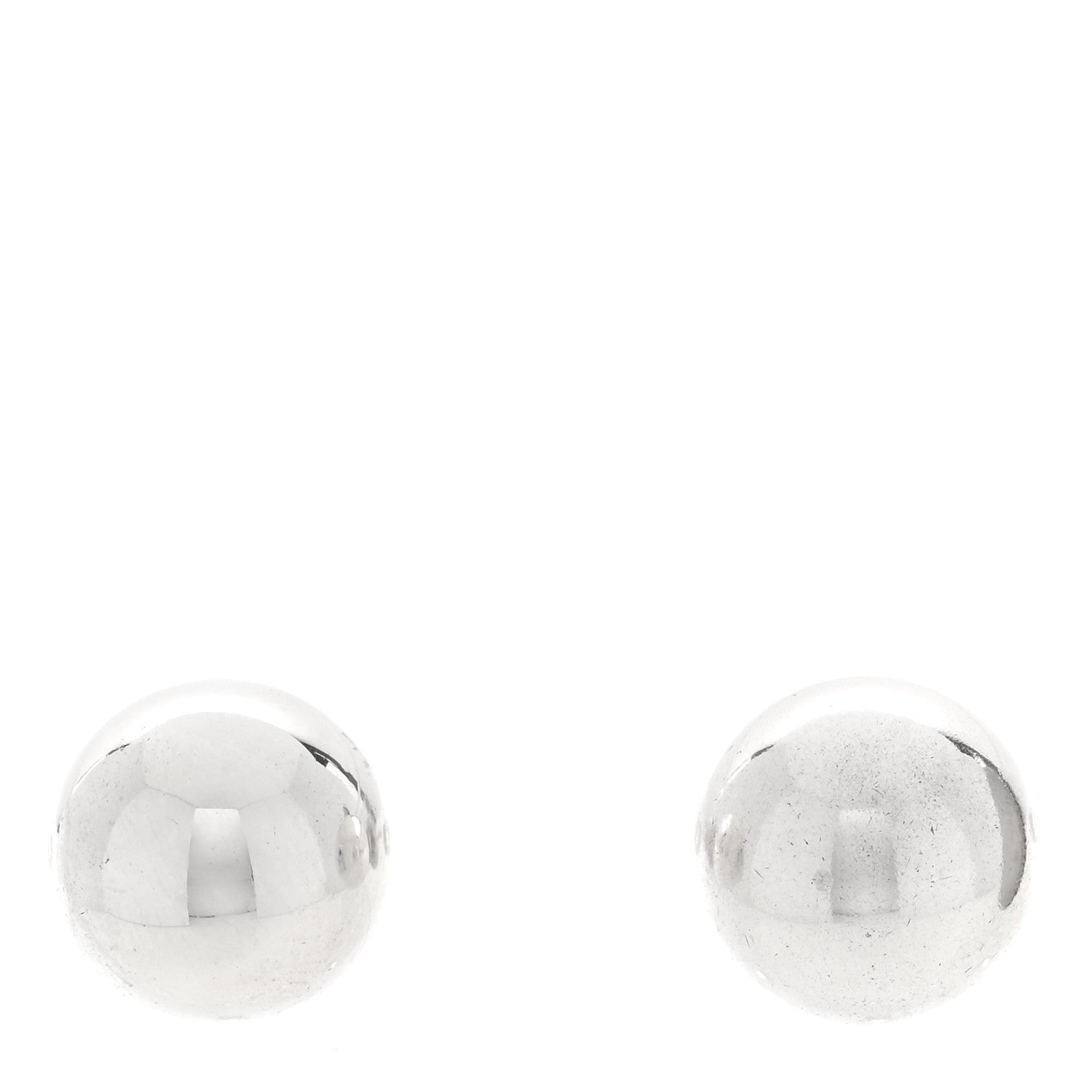 Tiffany Sterling Silver 10mm HardWear Ball Earrings 1 of 4