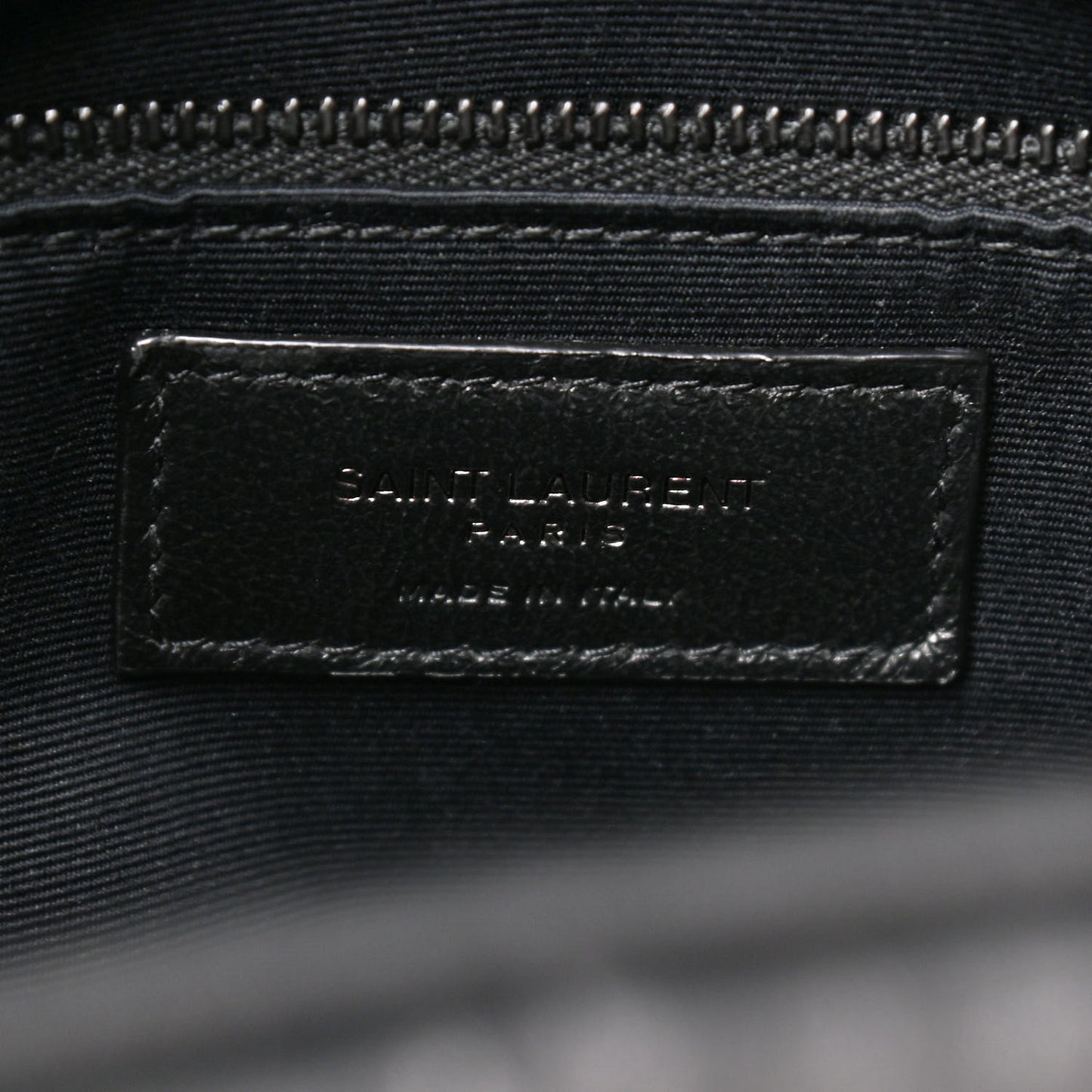 Calfskin Quilted Medium Loulou Puffer Monogram Chain Satchel Black