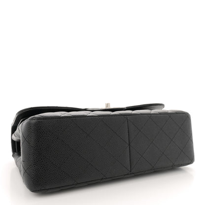 Chanel Caviar Quilted Jumbo Double Flap Black 4 of 12