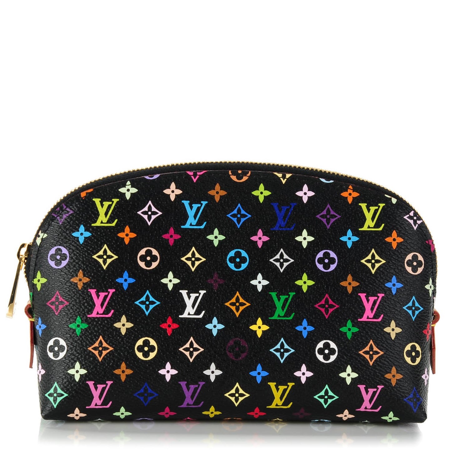 Monogram Multicolor Cosmetic Pouch Black Grenade