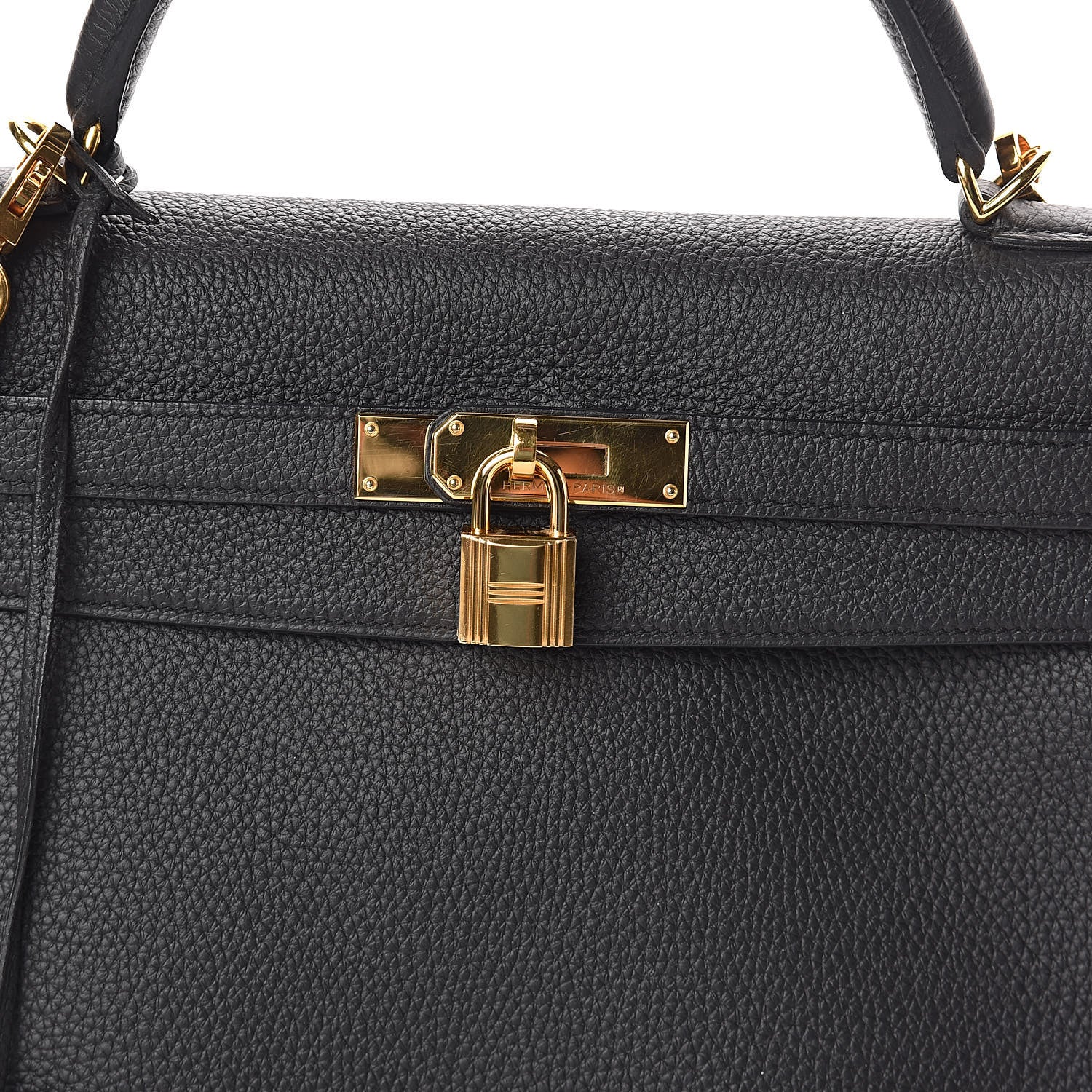 Hermes Togo Kelly Retourne 32 Black 7 of 11