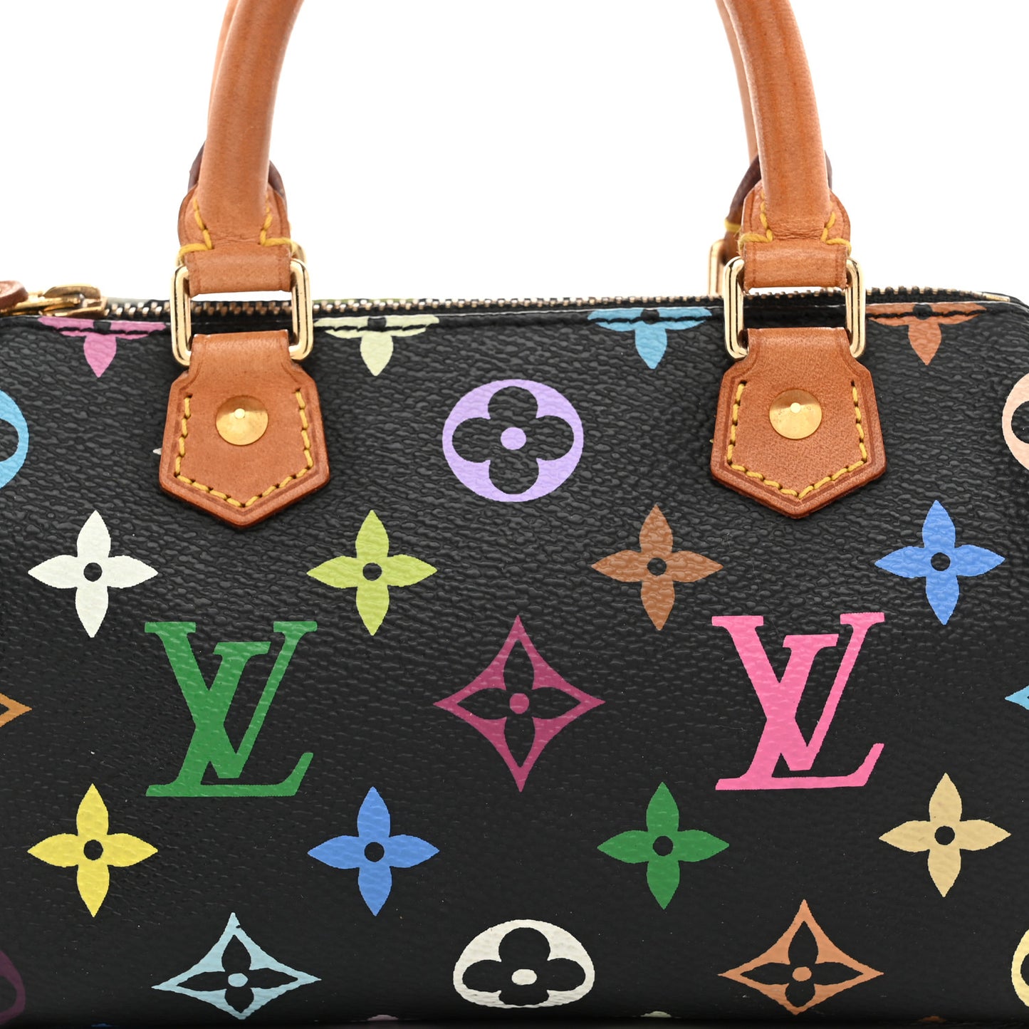 Monogram Multicolor Mini Sac HL Speedy Black