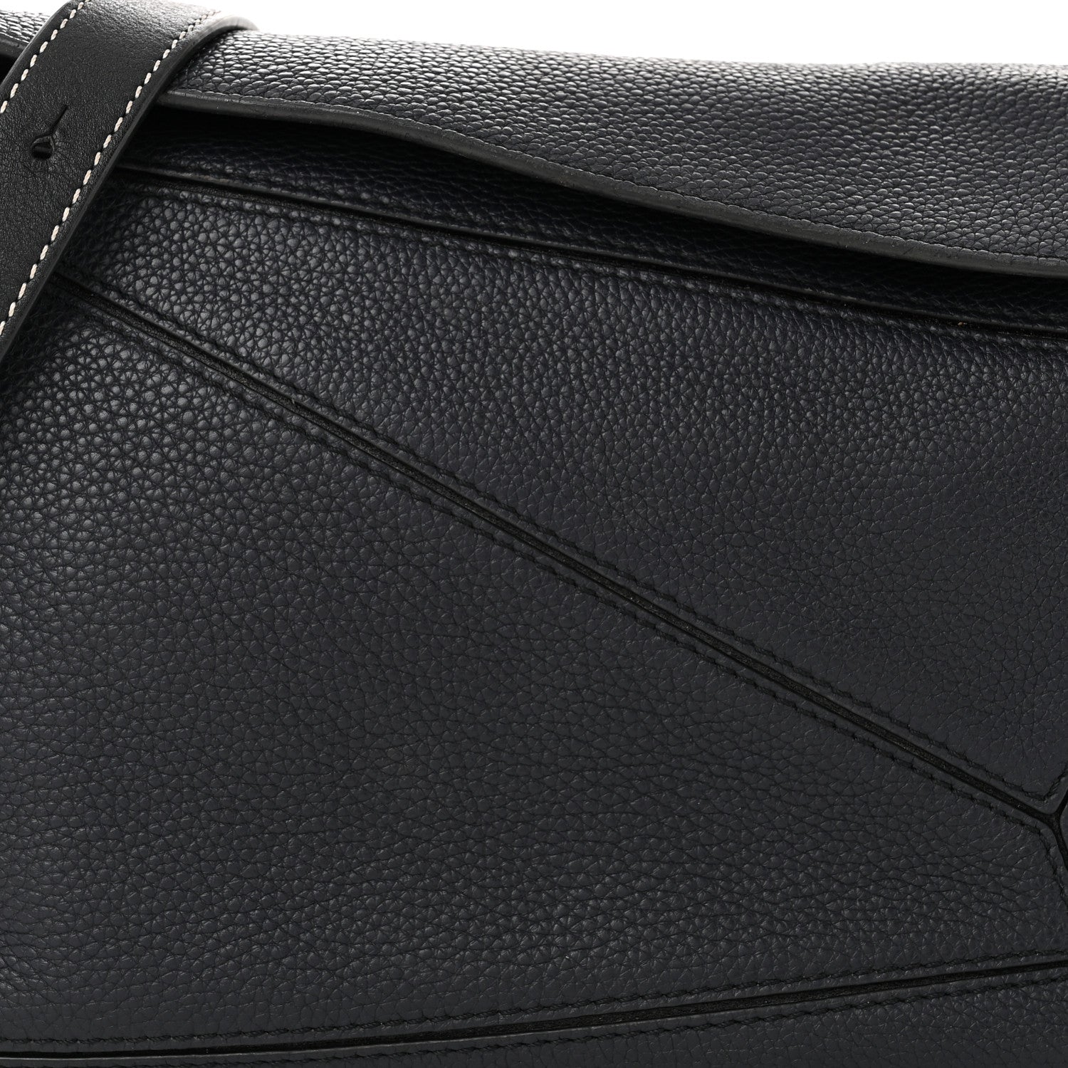 Loewe Calfskin Small Puzzle Bag Midnight Blue Black 7 of 9