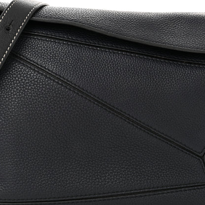 Loewe Calfskin Small Puzzle Bag Midnight Blue Black 7 of 9