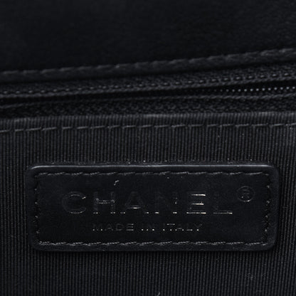 Chanel Goatskin Quilted Large CC Box Flap Black 6 of 21