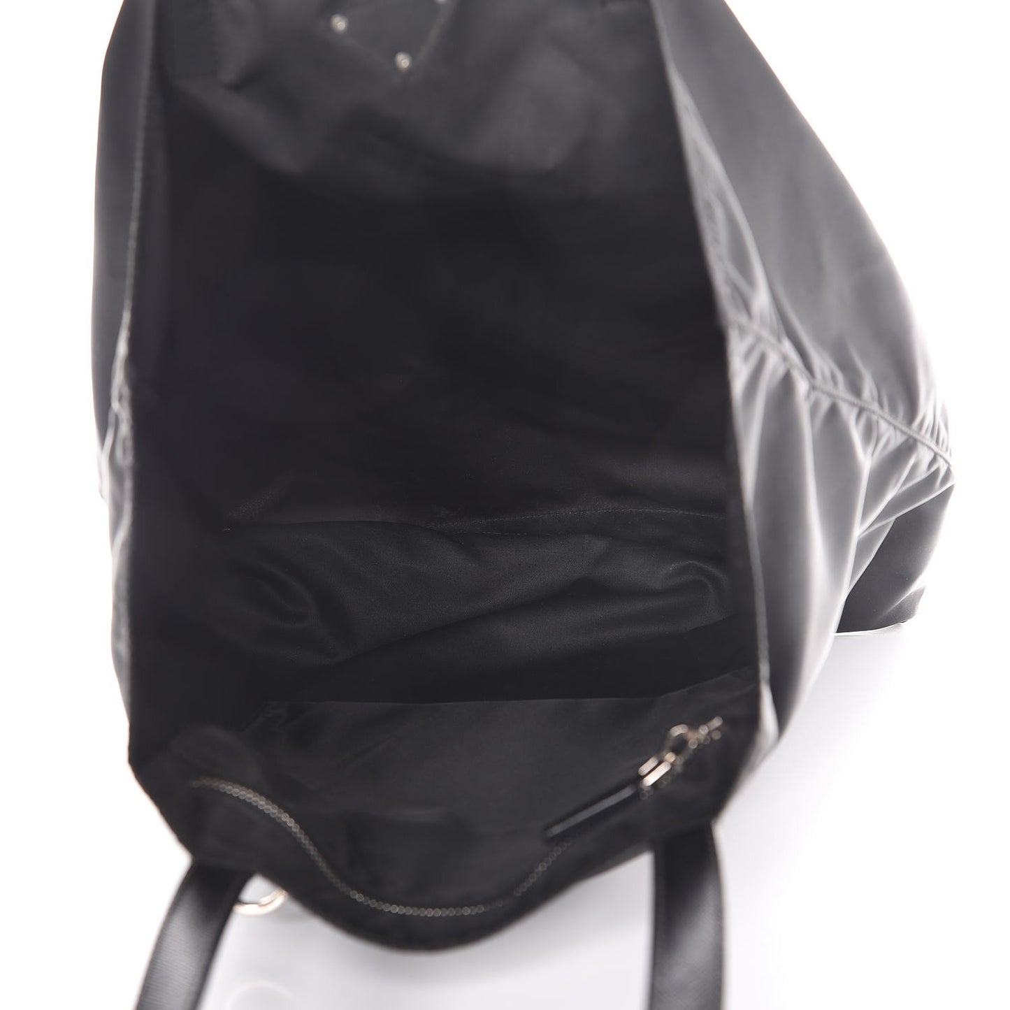 Saffiano Tessuto Nylon Tote Black