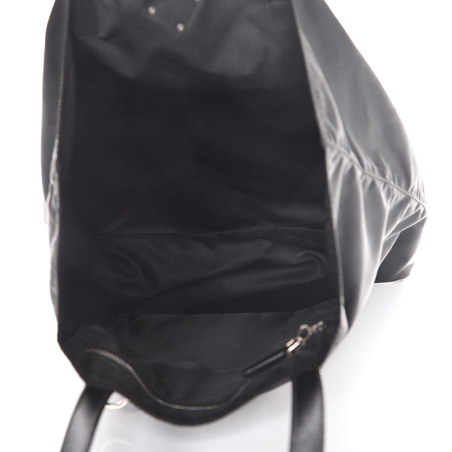 Prada Saffiano Tessuto Nylon Tote Black 5 of 6