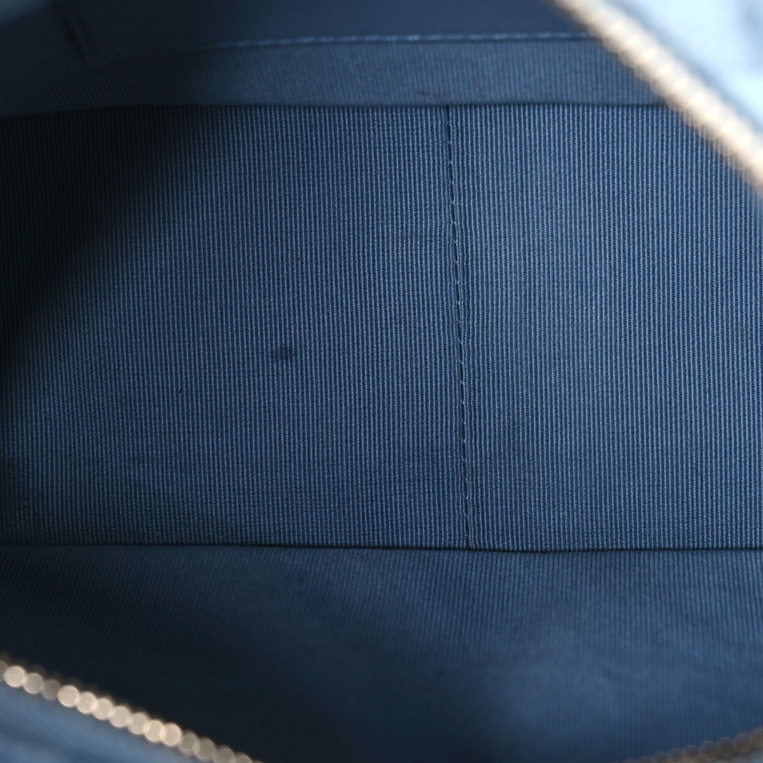 Chanel Washed Denim Quilted Cargo Large Hobo Light Blue 5 of 11