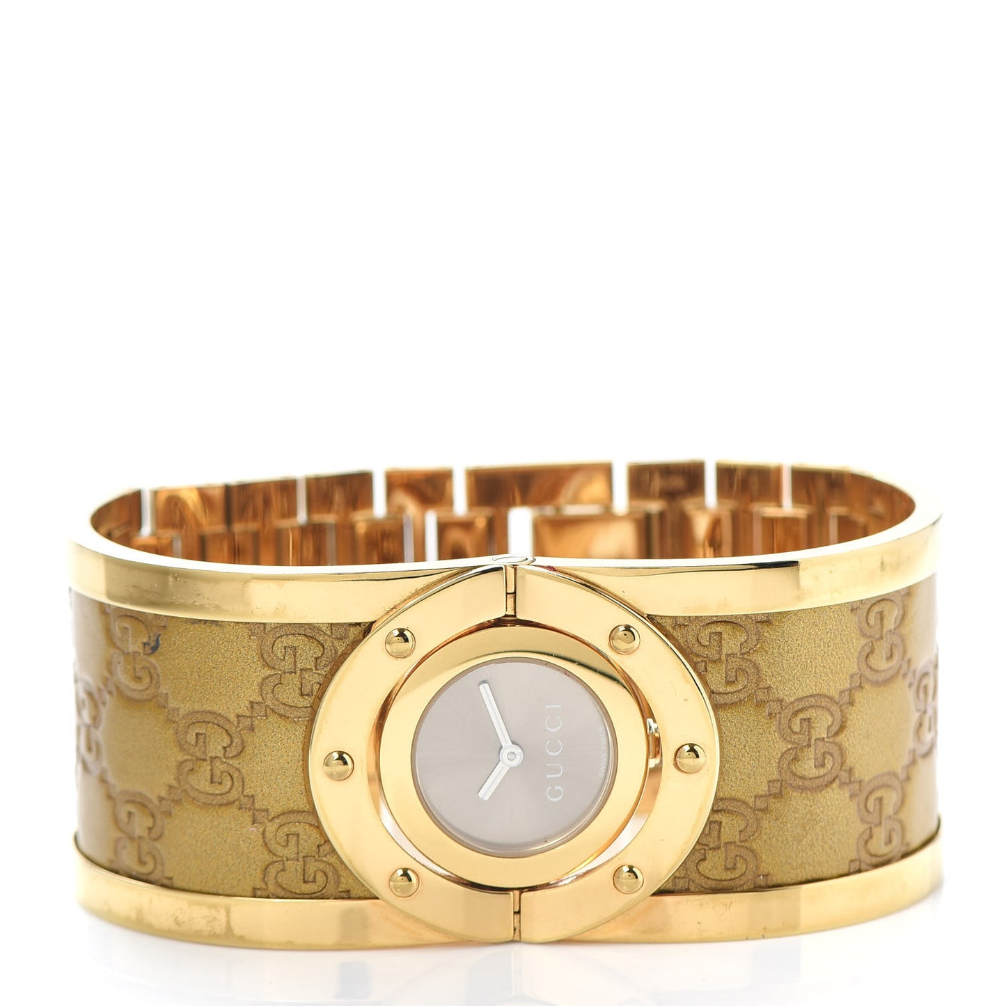 Stainless Steel Calfskin 33mm Twirl Quartz Watch Bronze