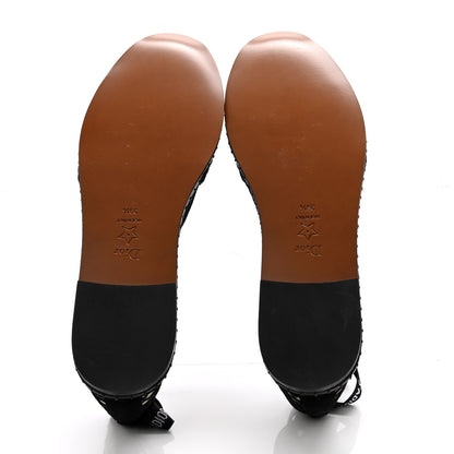 Christian Dior Suede Resille Nicely-D Ballet Flat 39.5 Black 5 of 8