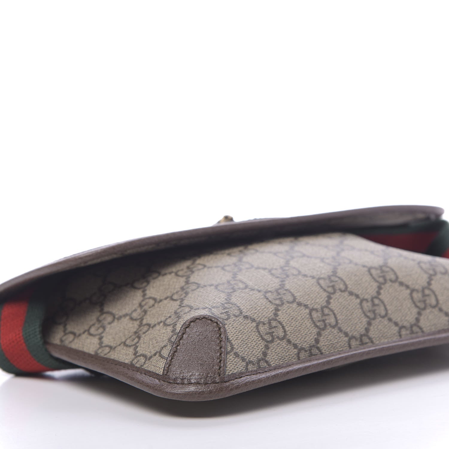 Gucci GG Supreme Monogram Neo Vintage Web Belt Bag Brown 8 of 10