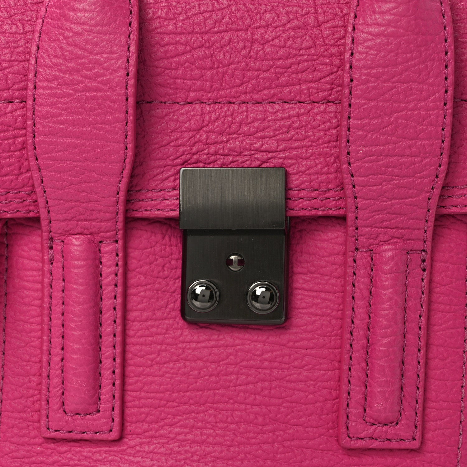 3.1 Phillip Lim Textured Calfskin Mini Pashli Satchel Bright Fuchsia 8 of 13