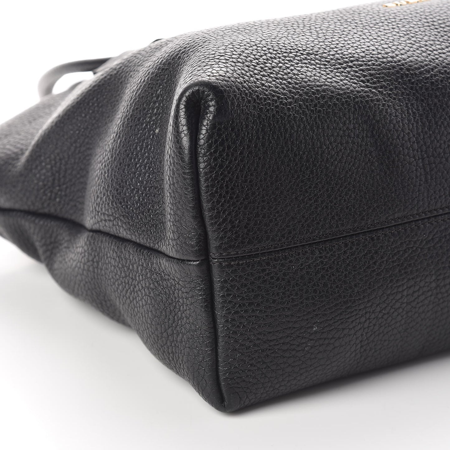 London Grainy Calfskin Medium Baynard Tote Black