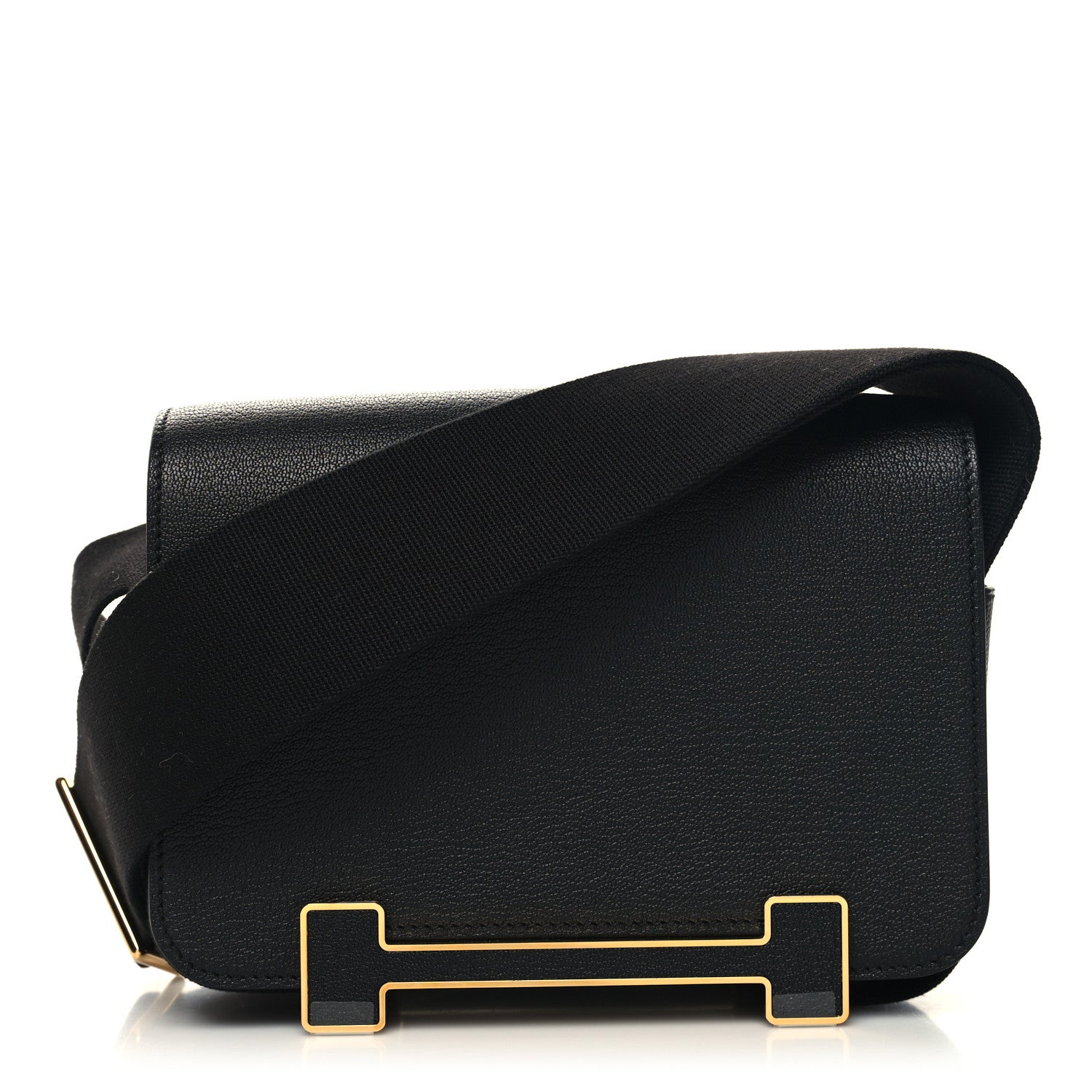 Hermes Chevre Mysore Geta Black 1 of 11
