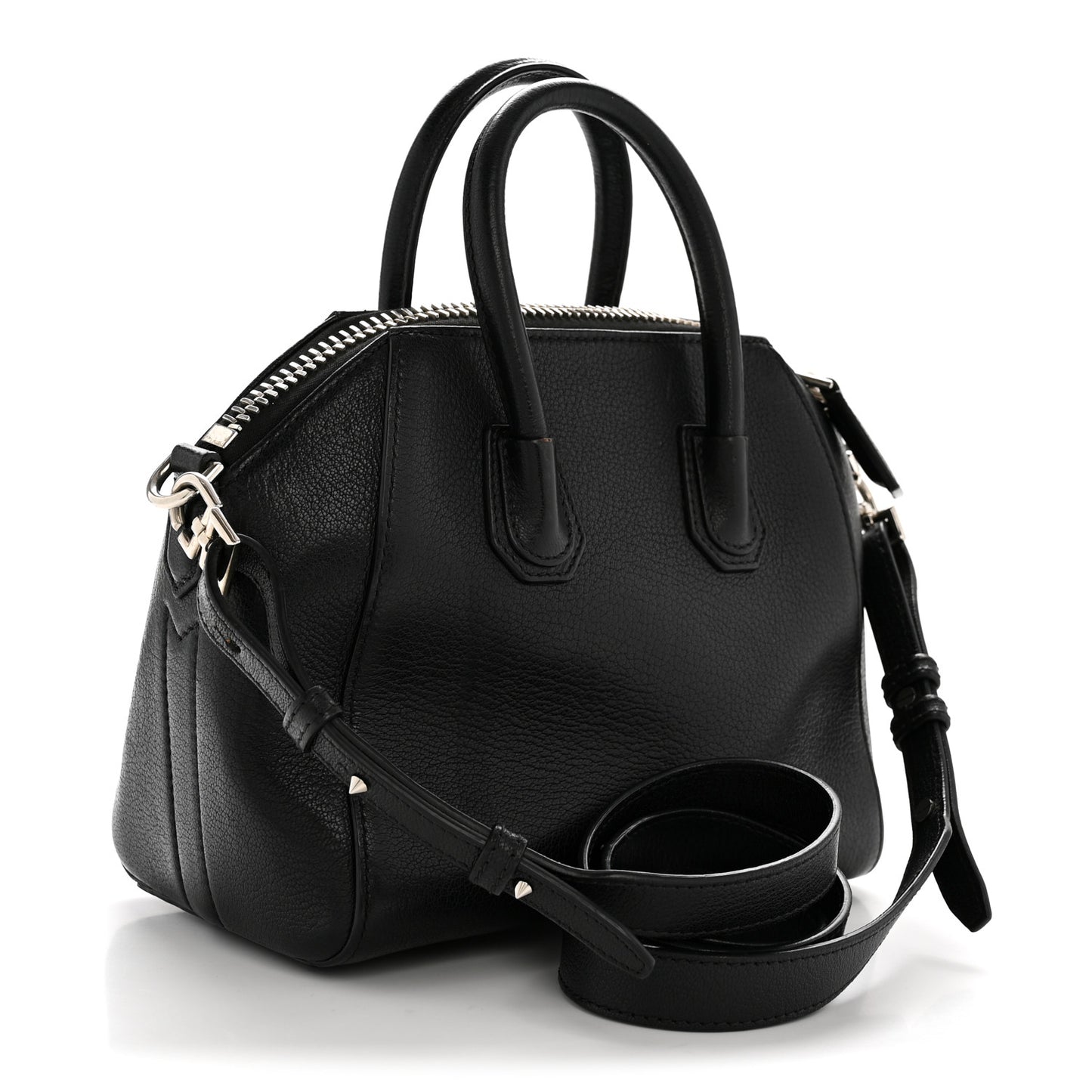Sugar Goatskin Mini Antigona Black