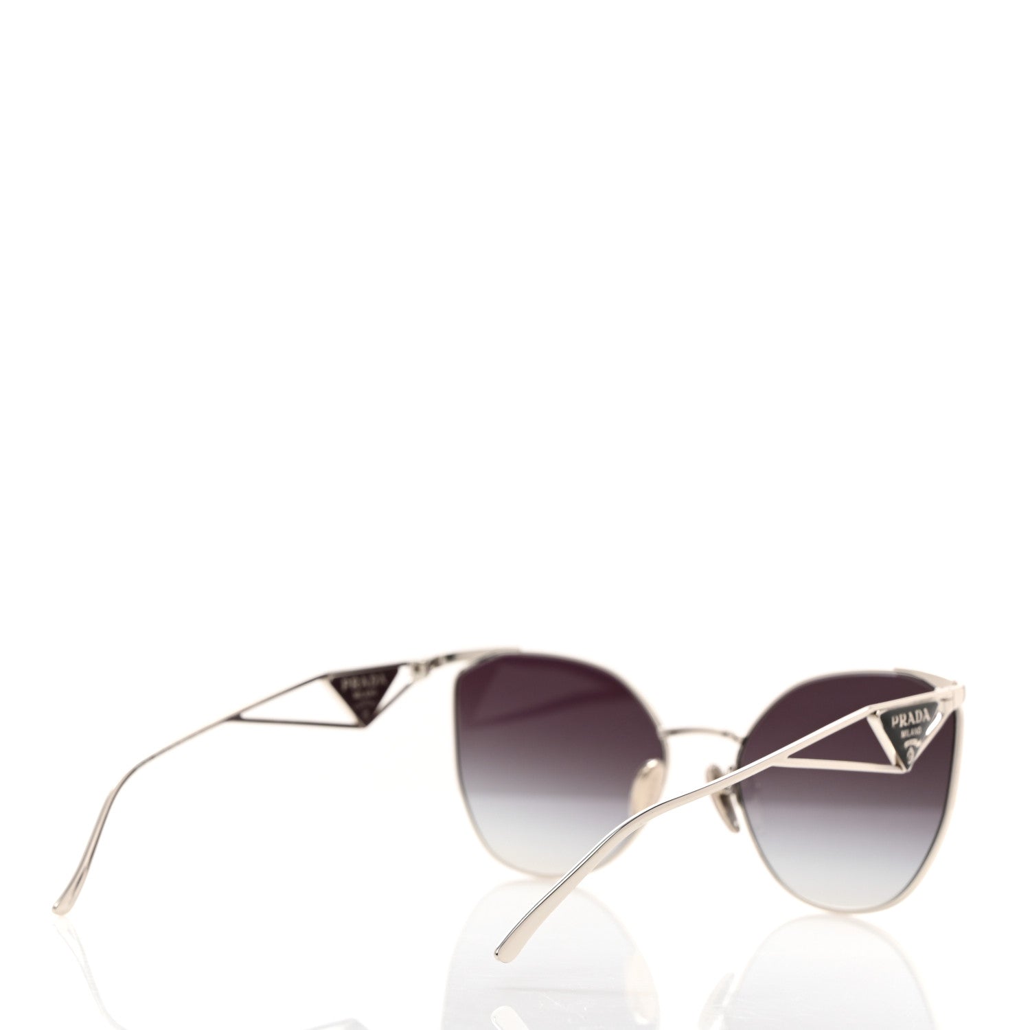 Prada Sunglasses SPR 50Z Silver 4 of 8