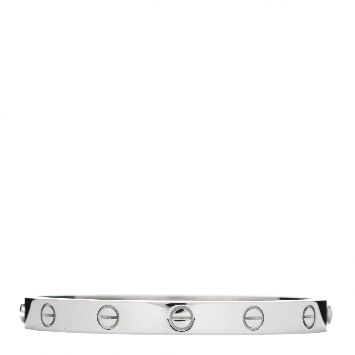 Cartier 18K White Gold LOVE Bracelet 16 1 of 4