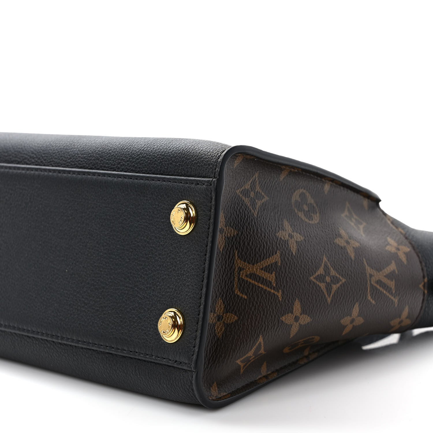Louis Vuitton Calfskin Monogram On My Side PM Black 8 of 9