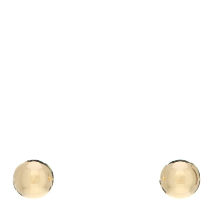 Tiffany 18K Yellow Gold 5.5mm HardWear Ball Earrings 1 of 4