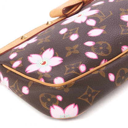 Louis Vuitton Monogram Cherry Blossom Pochette Accessories Brown 6 of 7
