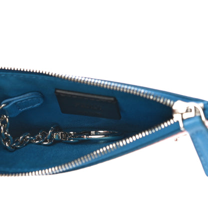 Fendi Vitello Elite Crystal Eye Monster Coin Pouch Key Case Royal Blue Papavero Multicolor 5 of 10