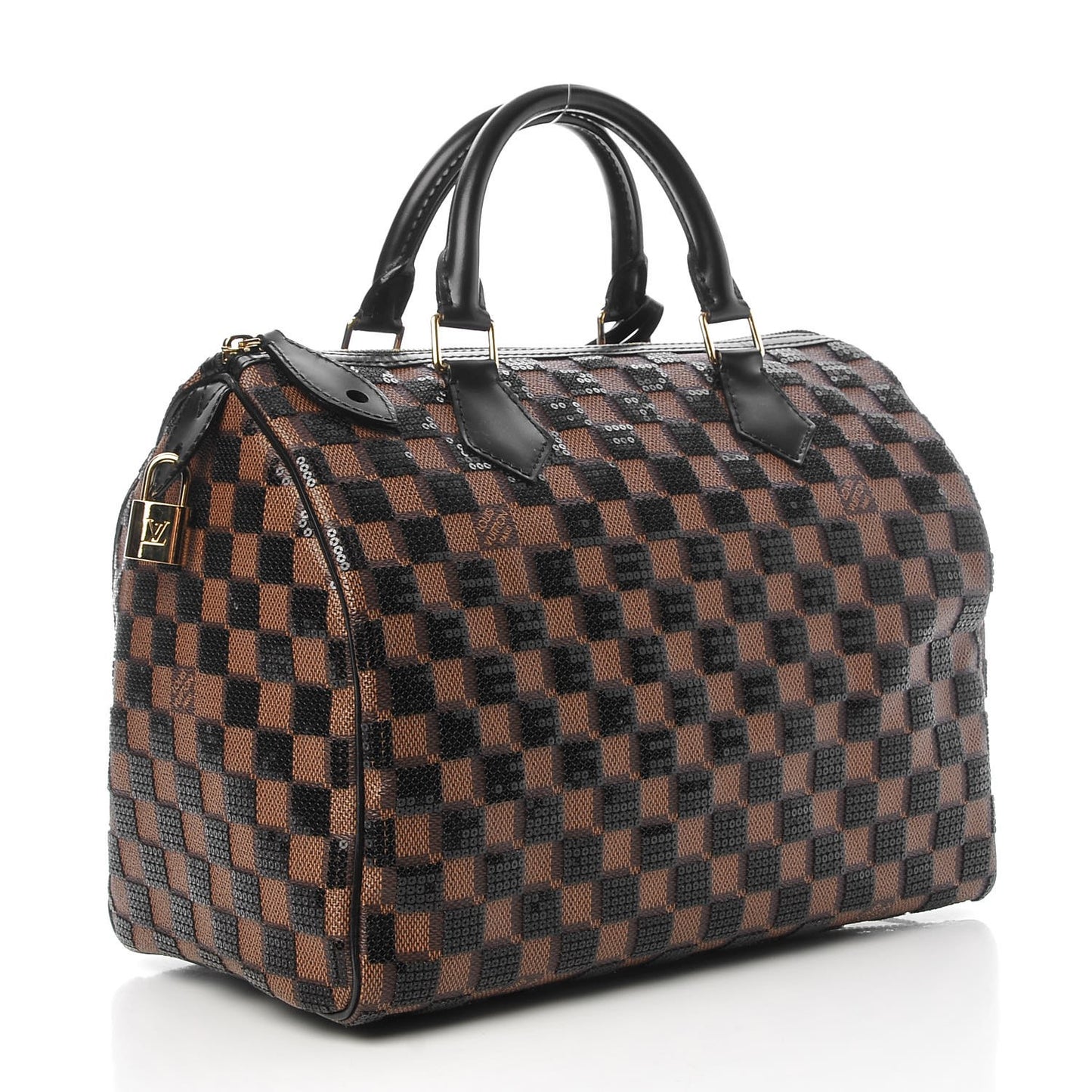 Damier Paillettes Speedy 30 Black