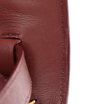 Celine Liege Calfskin Medium Classic Box Flap Bag Burgundy 12 of 14