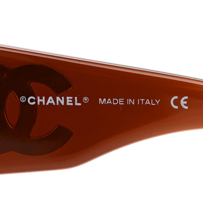 Chanel Mother of Pearl CC Sunglasses 5076-H Brown 5 of 8