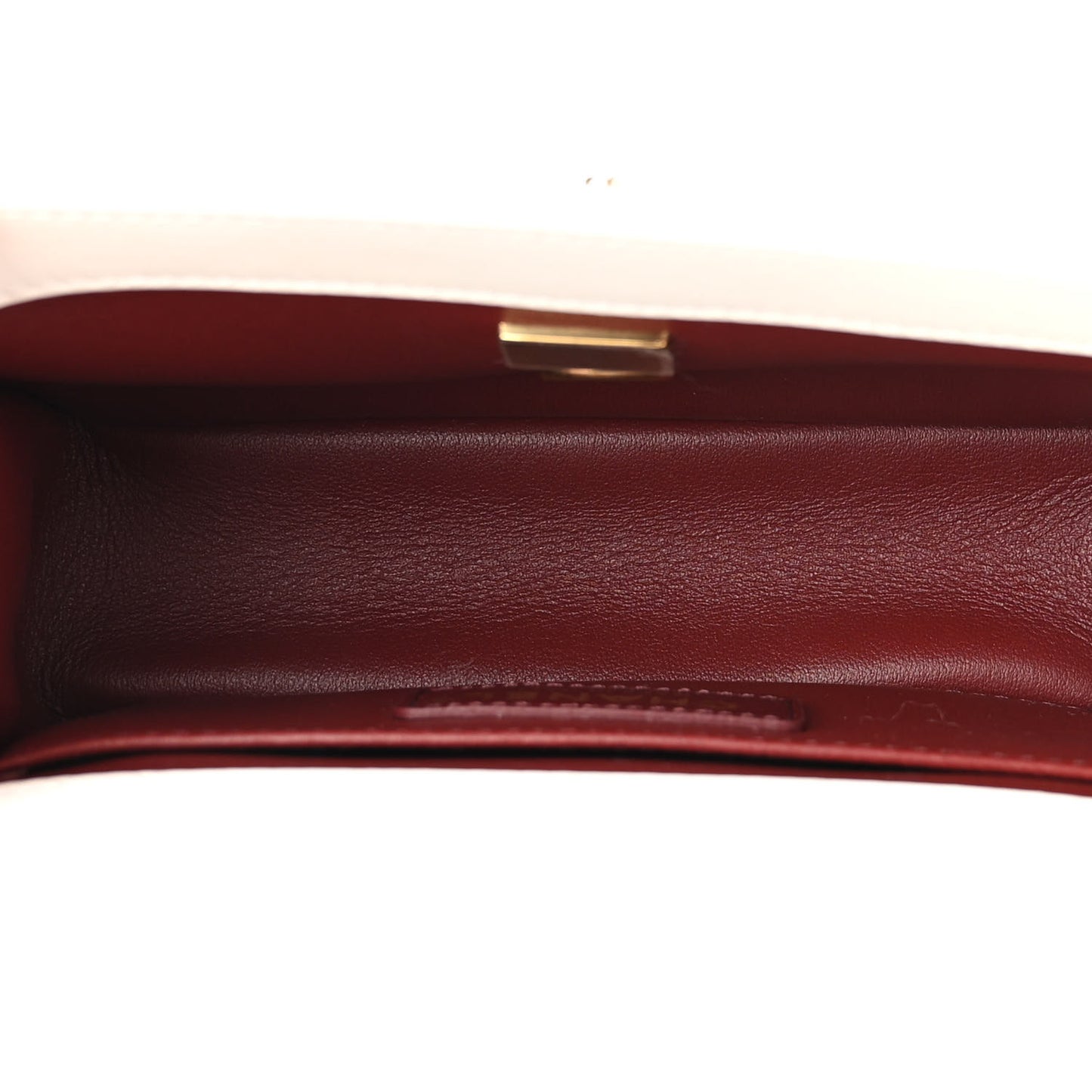 Calfskin Quilted Mini Perfect Fit Flap White