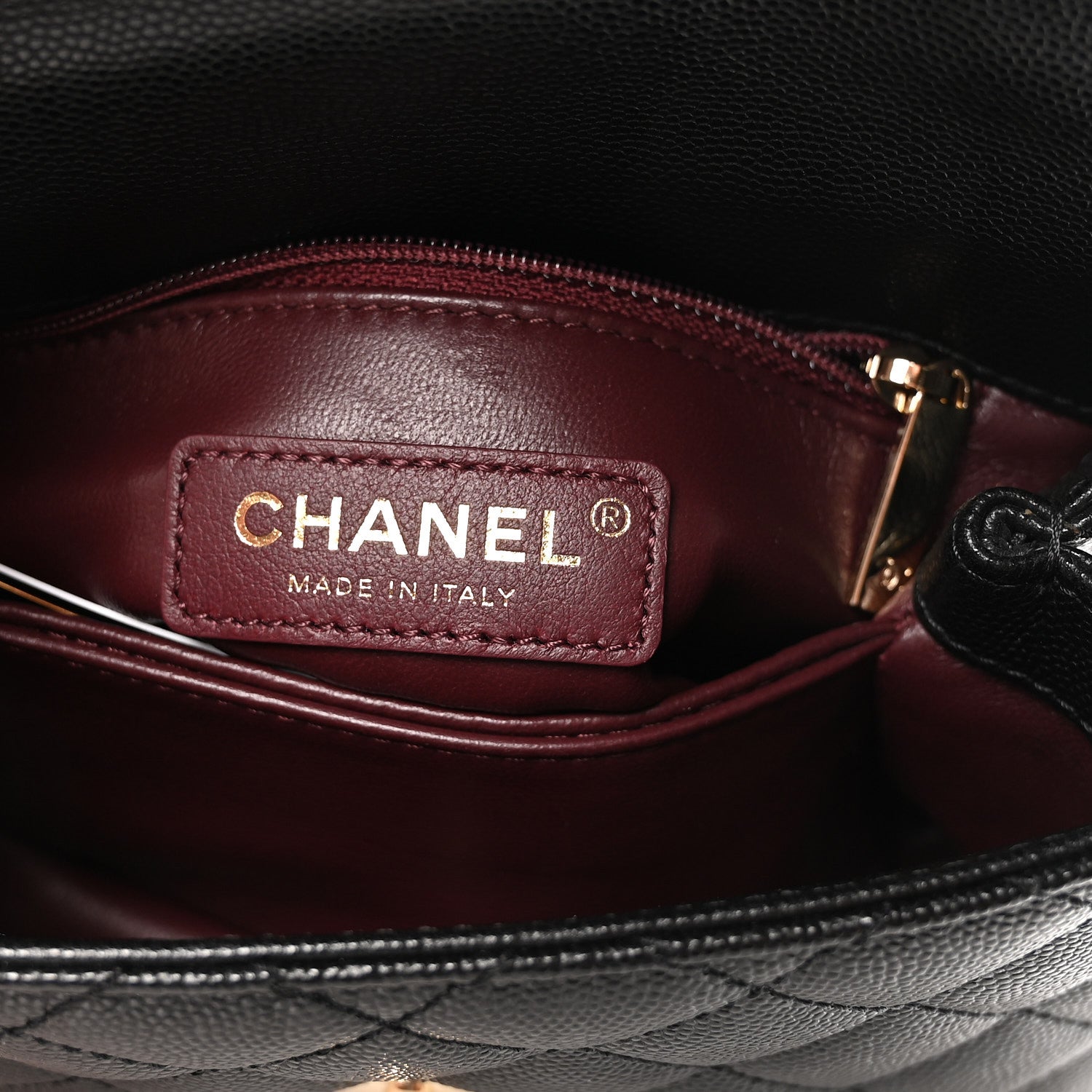 Chanel Caviar Quilted Extra Mini Coco Handle Flap Black 6 of 10