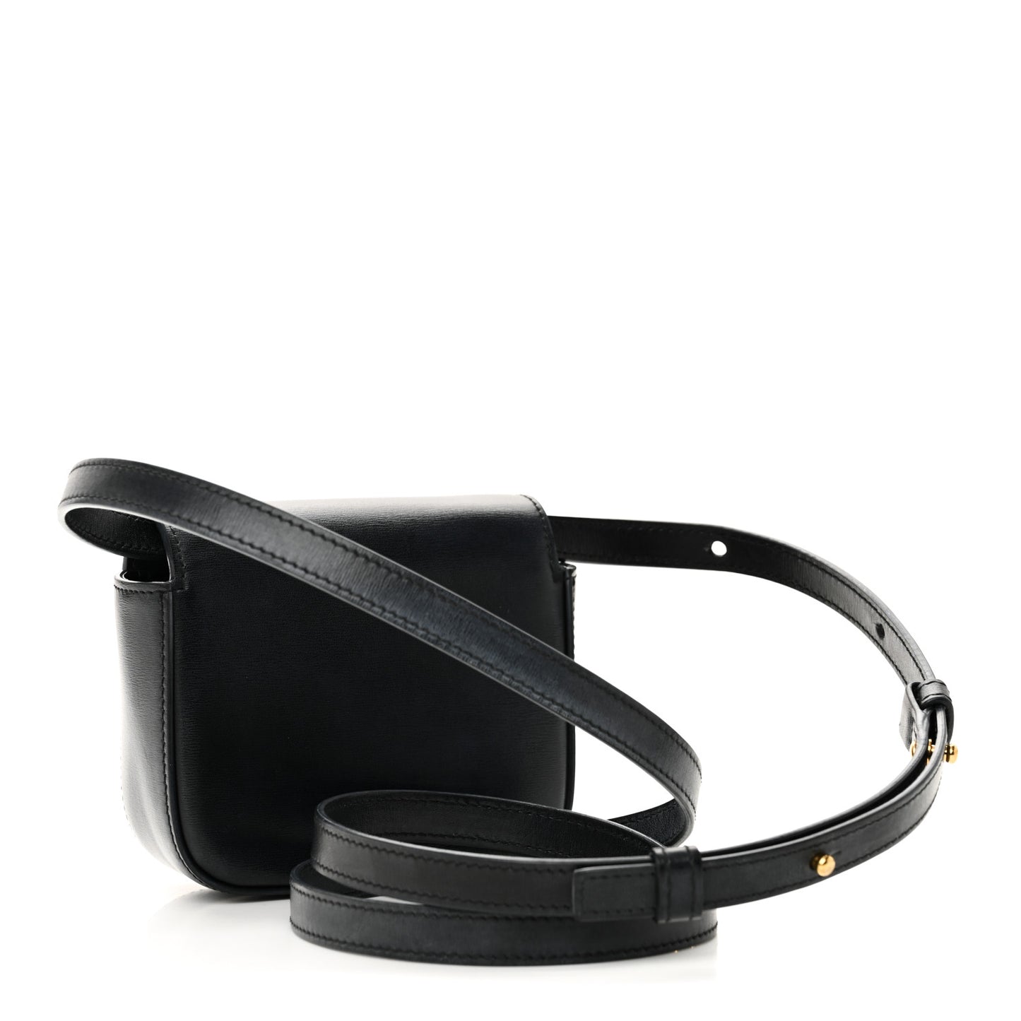 Shiny Calfskin Mini Triomphe Black