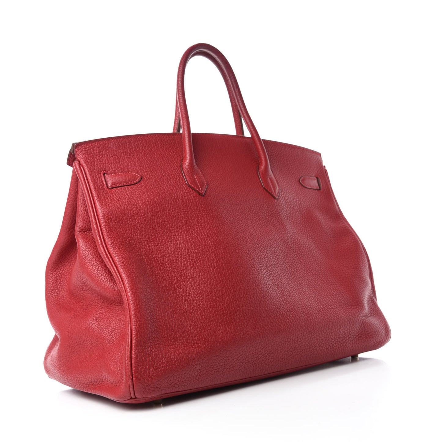 Taurillon Clemence Birkin 40 Rouge Casaque