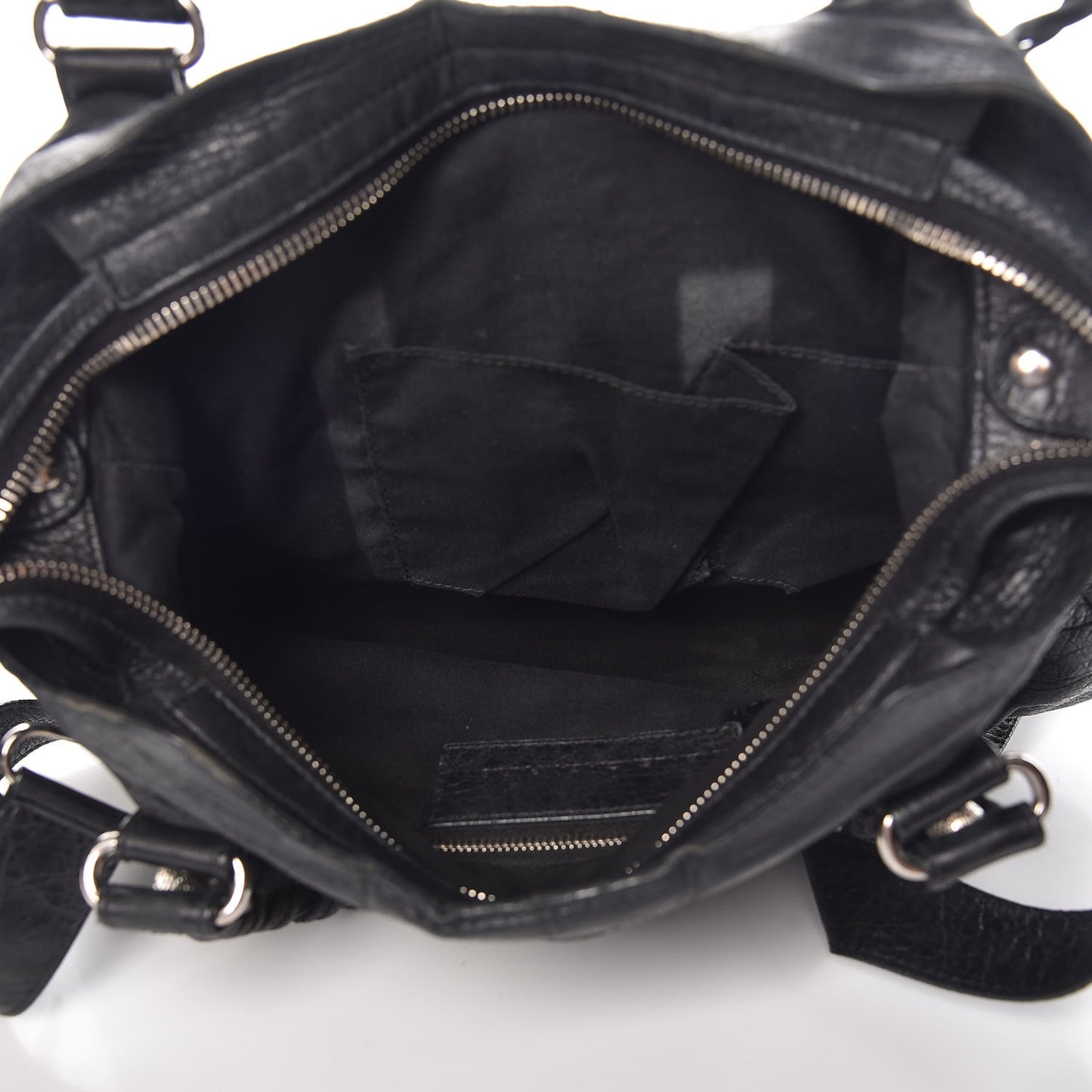 Agneau Giant 12 Silver Hardware Town Black