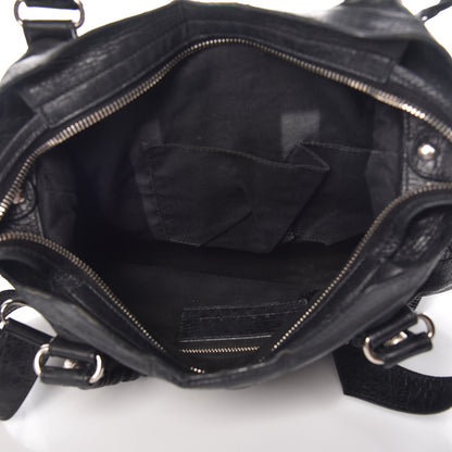 Balenciaga Agneau Giant 12 Silver Hardware Town Black 6 of 13