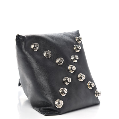 Givenchy Lambskin Studded Triangle Wristlet Black 4 of 7