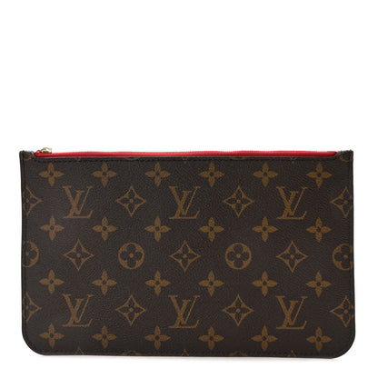 Louis Vuitton Monogram Neverfull MM GM Pochette Cherry 1 of 7