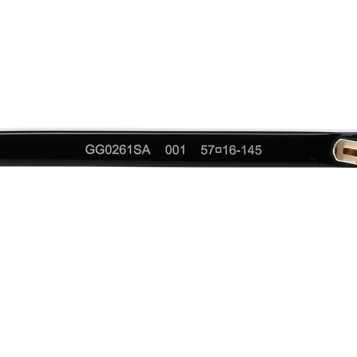 Gucci Acetate Frame Sunglasses GG0261/SA Black 5 of 7